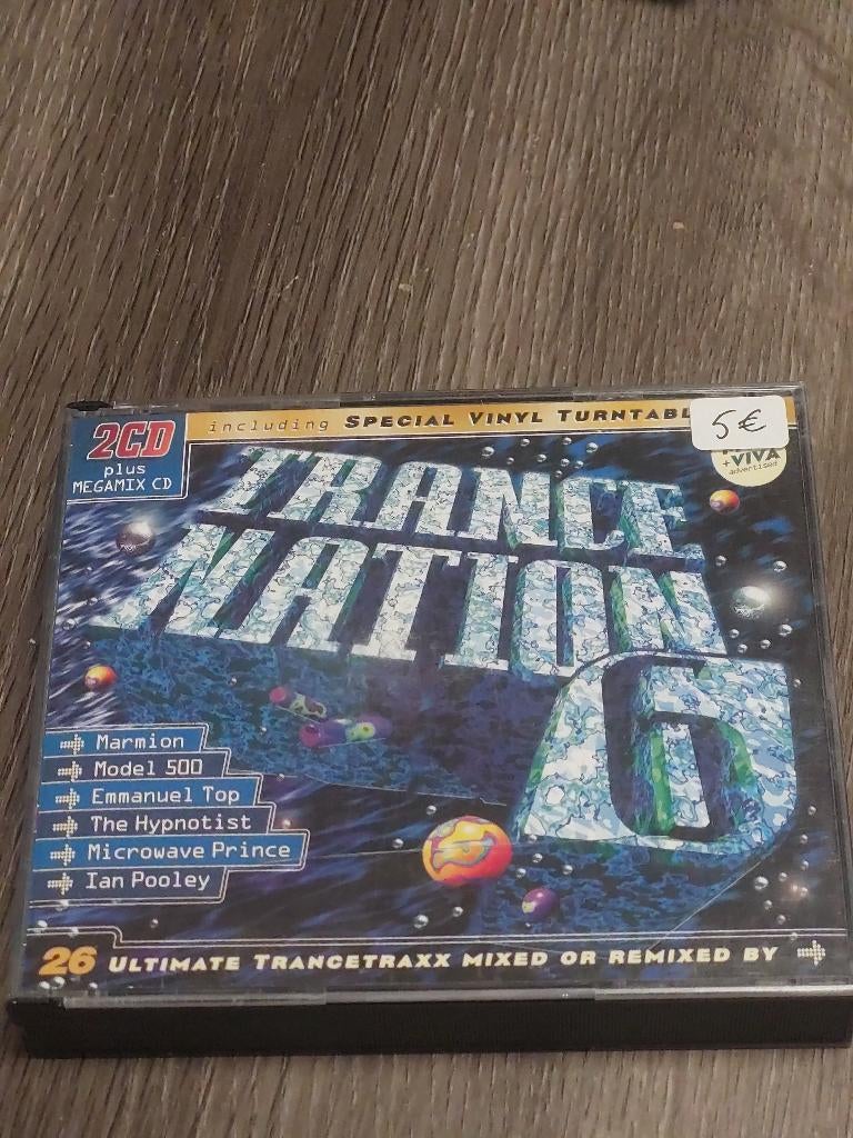 TRANCE NATION 6 CD, Cd's en Dvd's, Cd's | Dance en House, Ophalen of Verzenden, Gebruikt, Techno of Trance