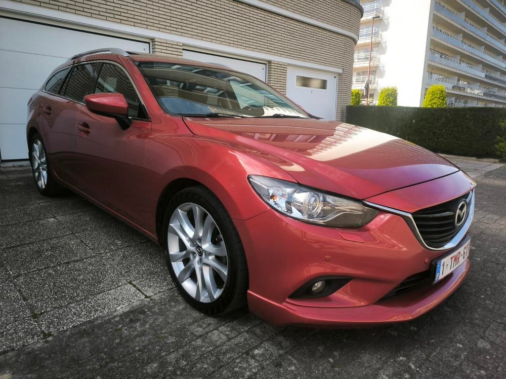 Mazda 6 2.2 Skyactive D, 1eig,2014,FULL optie, NIEUWE STAAT, Auto's, Mazda, Leder, 5 deurs, Particulier, 2200 cc