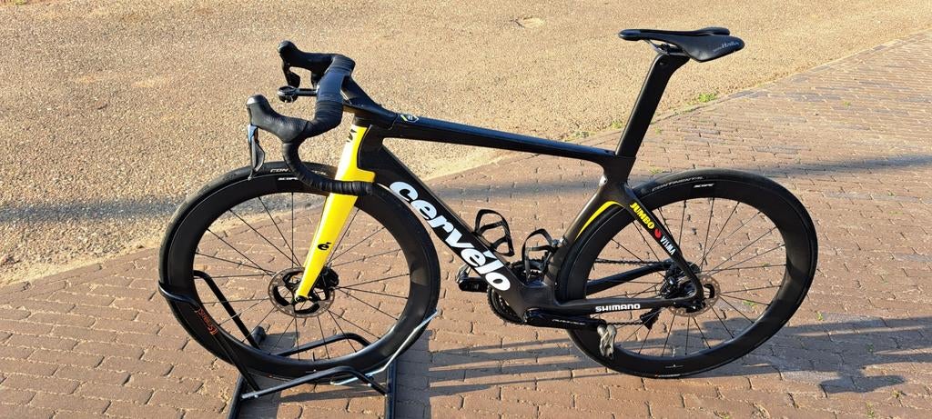 Cervelo s5 jumbo visma teamfiets, Fietsen en Brommers, 28 inch, Carbon, Zo goed als nieuw, Meer dan 20 versnellingen