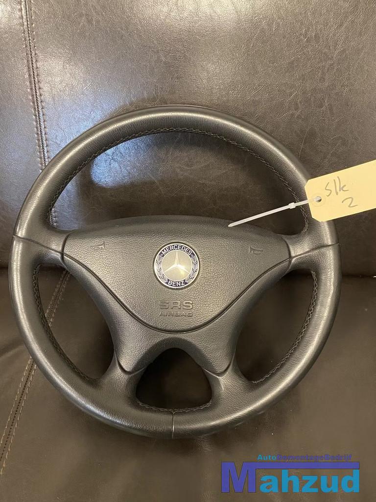 MERCEDES SLK R170 CLK W208 Stuurwiel stuur leer zwart, Auto-onderdelen, Besturing, Mercedes-Benz, Gebruikt