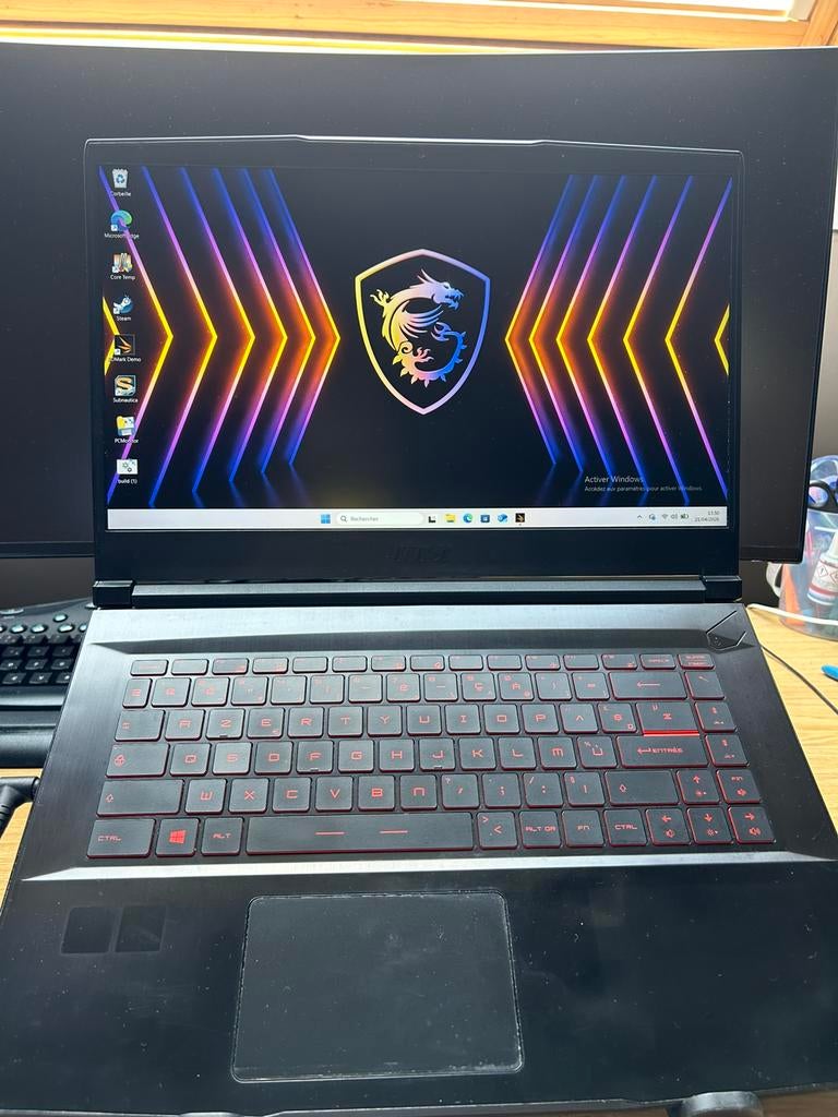 Pc portable gamer MSI GF65, Computers en Software, Ophalen of Verzenden, Zo goed als nieuw, 15 inch, SSD