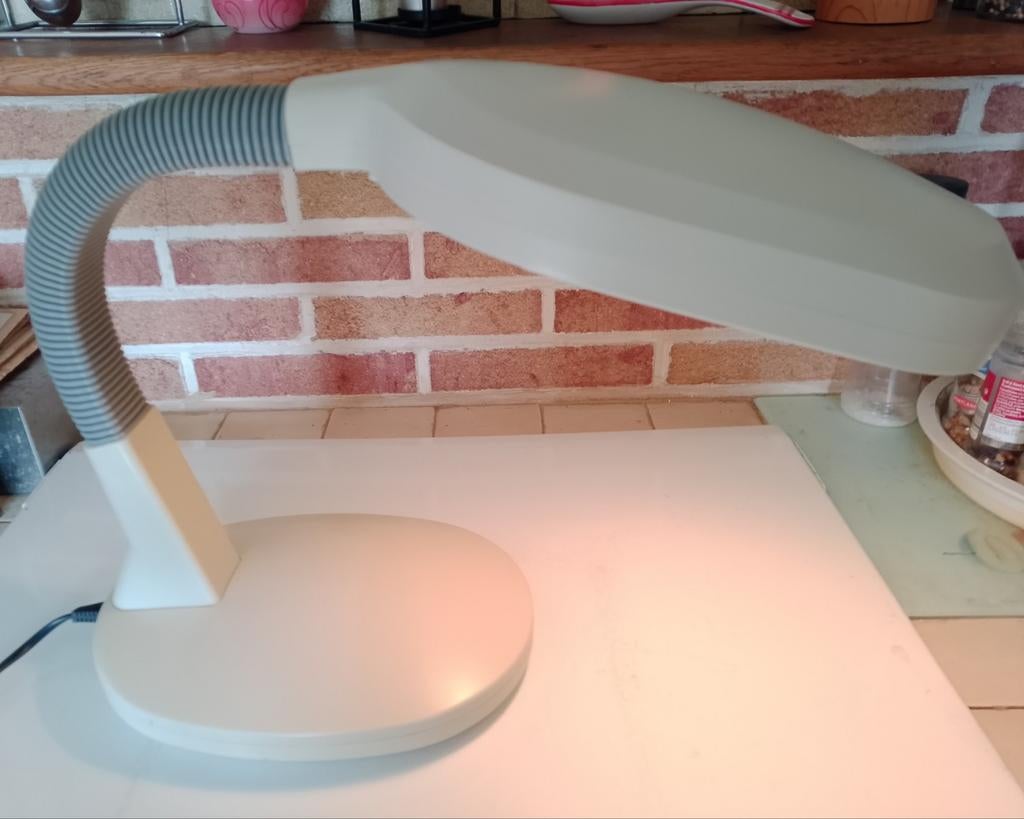 Lampe de table flexible, Maison & Meubles, Enlèvement ou Envoi, Utilisé, Métal, 50 à 75 cm