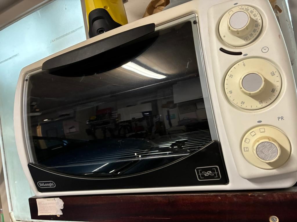 bak en grill oven met draaispit Delonghi, Ophalen, Minder dan 45 cm, Gebruikt, Oven met grill