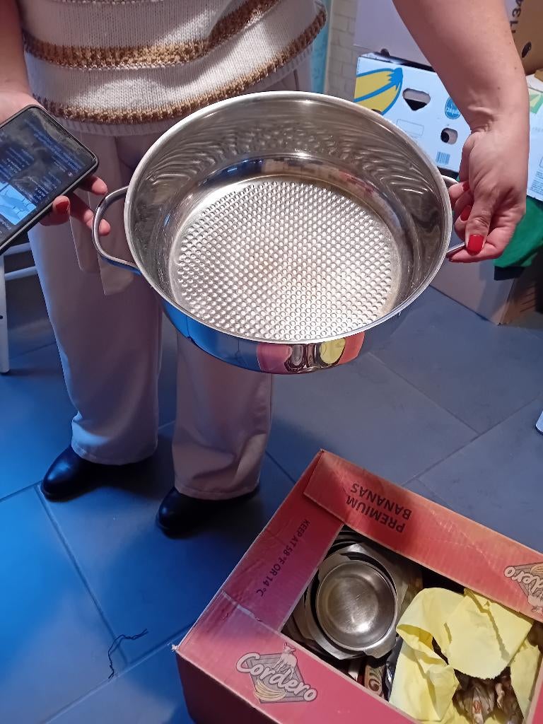 Pan, Ophalen, Inox, Gebruikt, Keramische plaat