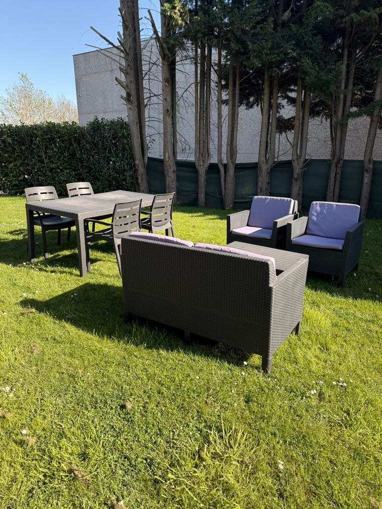 Ensemble mobiler de jardin, Jardin & Terrasse, Ensembles de jardin, Utilisé, Sets de jardin, Enlèvement, Chaise