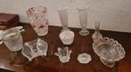 Ensemble de vases en verre ,sous plat,ect.., Enlèvement