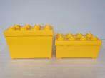 2 Lego opbergdozen ca. 18 cm - 26,5 cm (geen inhoud), Kinderen en Baby's, Speelgoed | Duplo en Lego, Ophalen of Verzenden, Gebruikt