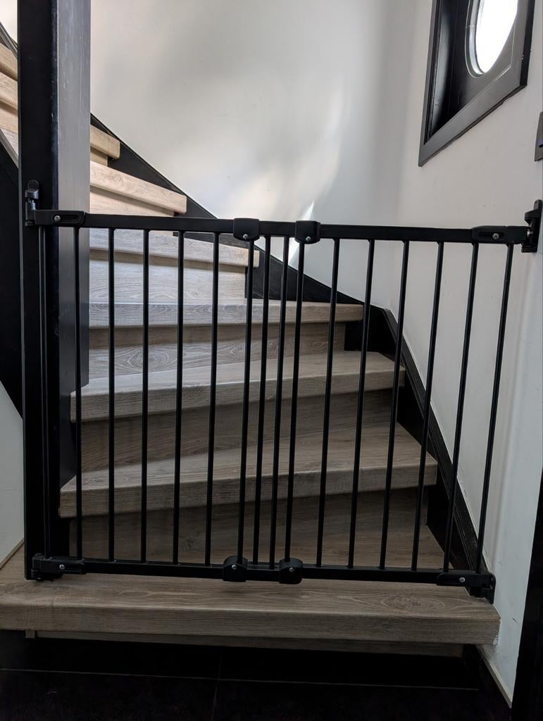 Barrière d'escalier BabyDan Flexi Fit noire - Aucune barrièr, Enlèvement