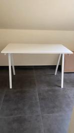 Bureau Ikea Trotten 120x70 wit, Huis en Inrichting, Bureaus, Ophalen, Zo goed als nieuw, Bureau