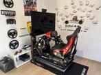 Professionele Simrace setup incl motion simulator, Ophalen, Zo goed als nieuw, Thrustmaster
