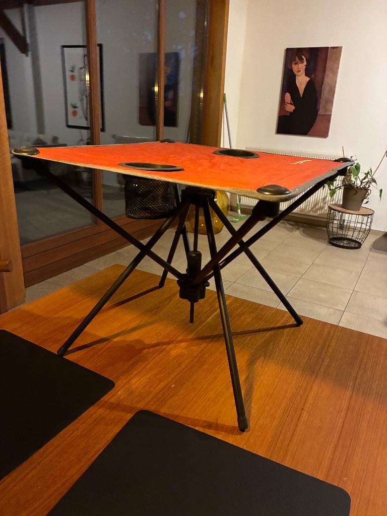 Kampeertafeltje, Caravanes & Camping, Meubles de camping, Enlèvement, Comme neuf, Table de camping