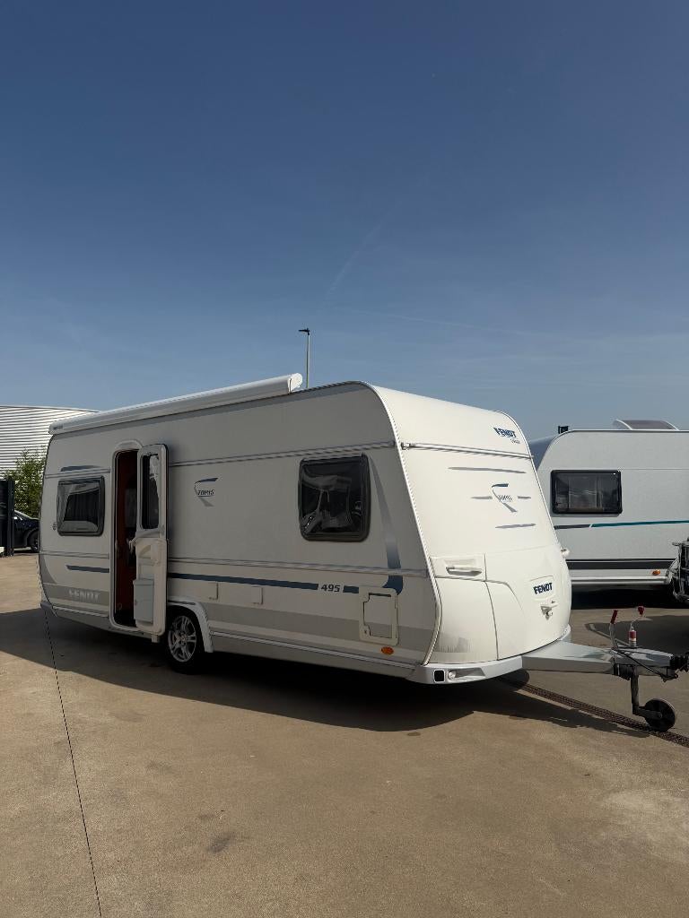 fendt topas 495, Caravans en Kamperen, Caravans, Bedrijf, tot en met 5, 1250 - 1500 kg, Rondzit, Fendt, Lengtebed, 4 tot 5 meter
