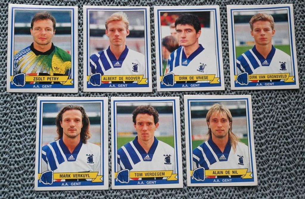 Panini Football 94 / A.A. Gent / 14 stickers, Verzamelen, Verzenden, Zo goed als nieuw, Poster, Plaatje of Sticker