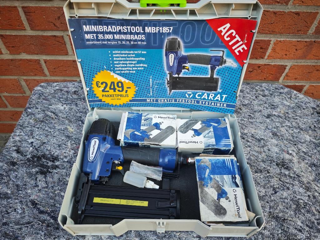 cloueuse de finition pneumatique hewitool, Bricolage & Construction, Enlèvement ou Envoi, Comme neuf