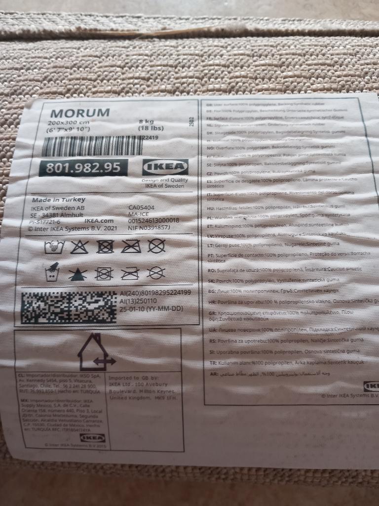 Tapis d'extérieur/de terrasse, Jardin & Terrasse, Terrasses, Comme neuf, Synthétique, Enlèvement