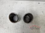 Audi A8 4H Uitlaat sierstukken links rechts set, Enlèvement ou Envoi, Utilisé