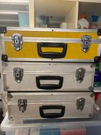 Valises métalliques rangement outillage, Musique & Instruments, Enlèvement, Utilisé