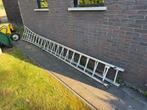 2 delige alu ladder van 20 tredes., Ophalen, Gebruikt, Ladder, Opvouwbaar of Inschuifbaar