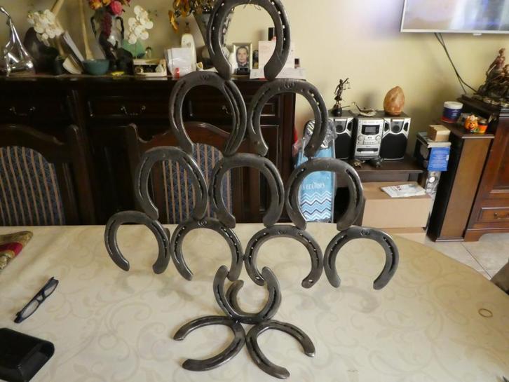 decoratiestuk originele hoefijzers.prijsdaling., Dieren en Toebehoren, Paarden en Pony's | Overige Paardenspullen, Nieuw, Overige soorten