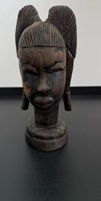 Statuette tête de jeune fille africaine, Ophalen