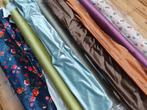 6168)150x100cm meubelstoffen velours fluweel effen / bloem, 120 cm of meer, Nieuw, Ophalen of Verzenden, Polyester