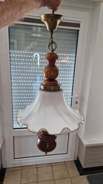 Hanglamp met mooie glazen kap, Antiek en Kunst, Antiek | Verlichting, Ophalen