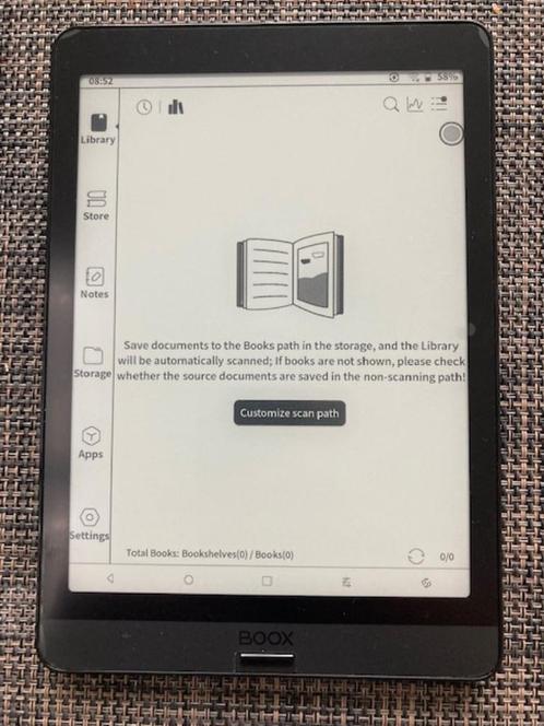 Notebook - e-Reader Onyx Boox Nova3, Informatique & Logiciels, E-readers, Comme neuf, 7 pouces, 16 GB ou plus, Bluetooth, Écran tactile