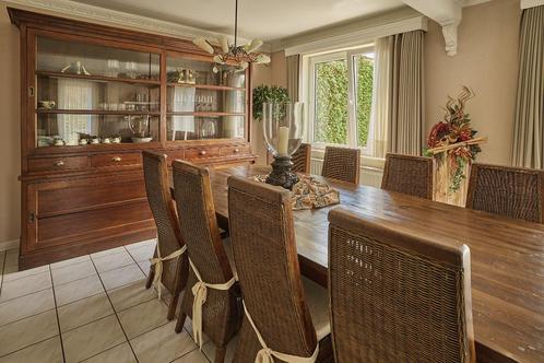 Eetkamer, Huis en Inrichting, Complete eetkamers, Zo goed als nieuw, 8 stoelen of meer, Ophalen