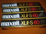 Cassettes / lot 4 x Maxell XL2-S60, Cd's en Dvd's, Cassettebandjes, 2 t/m 25 bandjes, Overige genres, Ophalen of Verzenden, Nieuw in verpakking