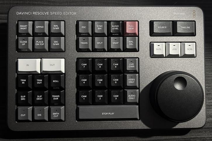 Blackmagic Speed Editor - Nieuw - 3 jaar garantie, Audio, Tv en Foto, Afstandsbedieningen, Nieuw, Origineel, Ophalen