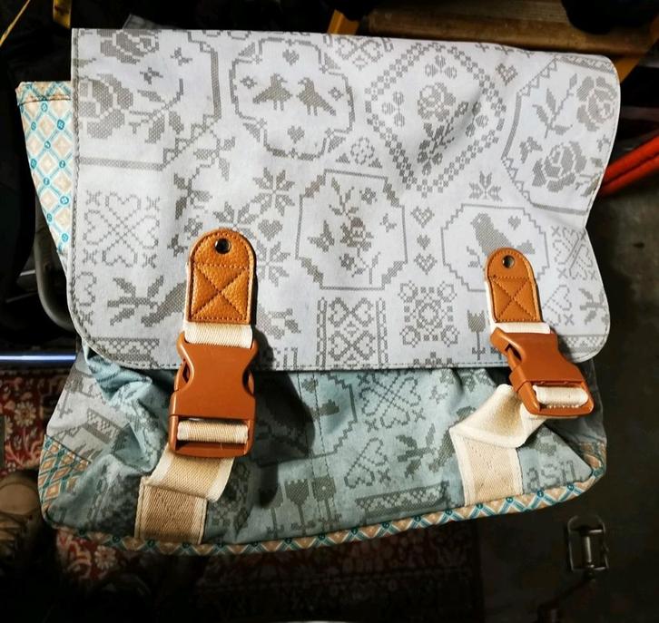 Basil tweezijdige fietstassen, spatwaterdicht, Fietsen en Brommers, Fietsaccessoires | Fietsgereedschap, Gebruikt, Overig gereedschap