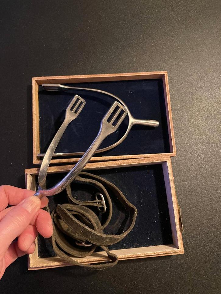 Stübben stompe sporen zonder wieltje, Dieren en Toebehoren, Paardrijkleding, Zo goed als nieuw, Dames, Heren, Overige typen, Dressuur