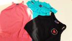 Tom-Du topjes roos-zwart-groen maat 140-146, Gebruikt, Meisje, Shirt of Longsleeve, TOM DU