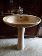 vintage wastafel lavabo op voet Ideal Standard 70er, Ophalen, Huis en Inrichting