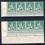 110 MNH** 1912 - Staande Leeuw 8 stuks, Postzegels en Munten, Postzegels | Europa | België, Ophalen of Verzenden, Postfris, Postfris