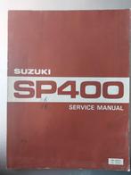 Service manual Suzuki SP400, Motoren, Ophalen of Verzenden, Suzuki