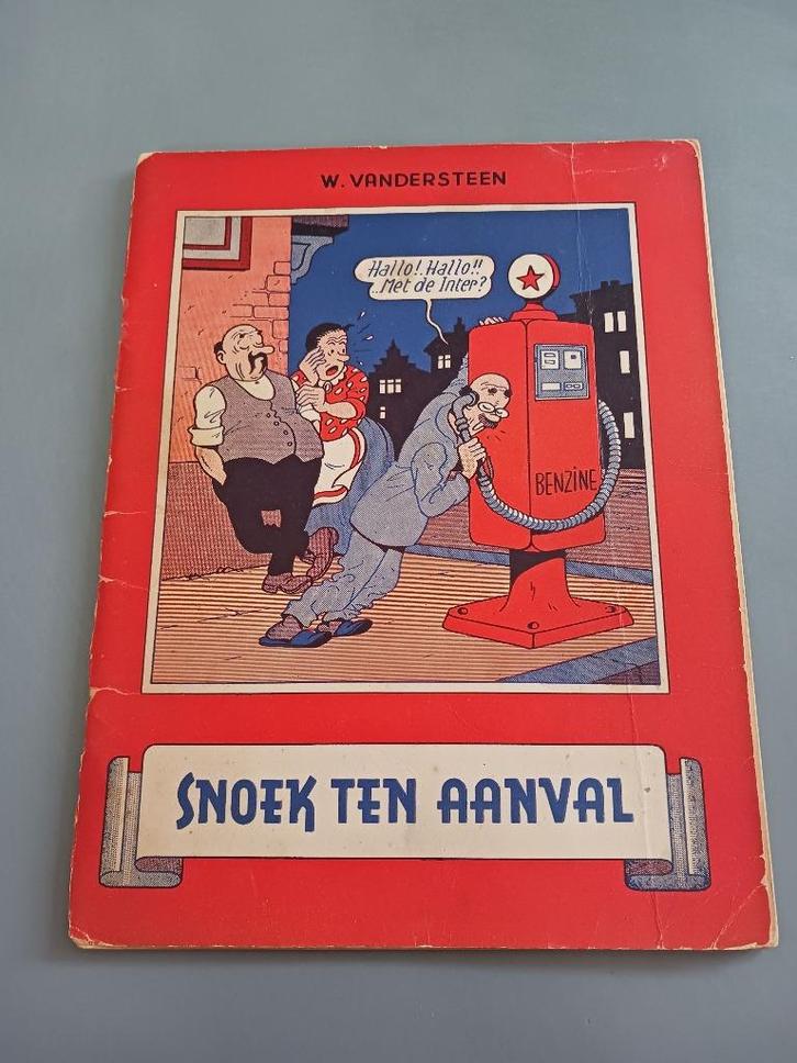 Snoek ten Aanval, 2de druk uit '51, goede staat, Boeken, Stripverhalen, Eén stripboek, Ophalen of Verzenden