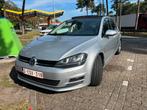 VW Golf 7, Auto's, Zwart, 4 cilinders, Leder, 5 zetels