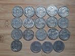 munten belgische luxemburgse 10 franken, 19 stuks, Ophalen of Verzenden