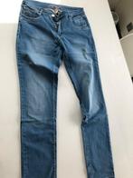 blauwe jeans broek - Parami, Lang, Blauw, Maat 42/44 (L), Zo goed als nieuw