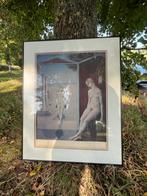 Paul Delvaux At the seaside, 1976, Antiek en Kunst, Ophalen of Verzenden