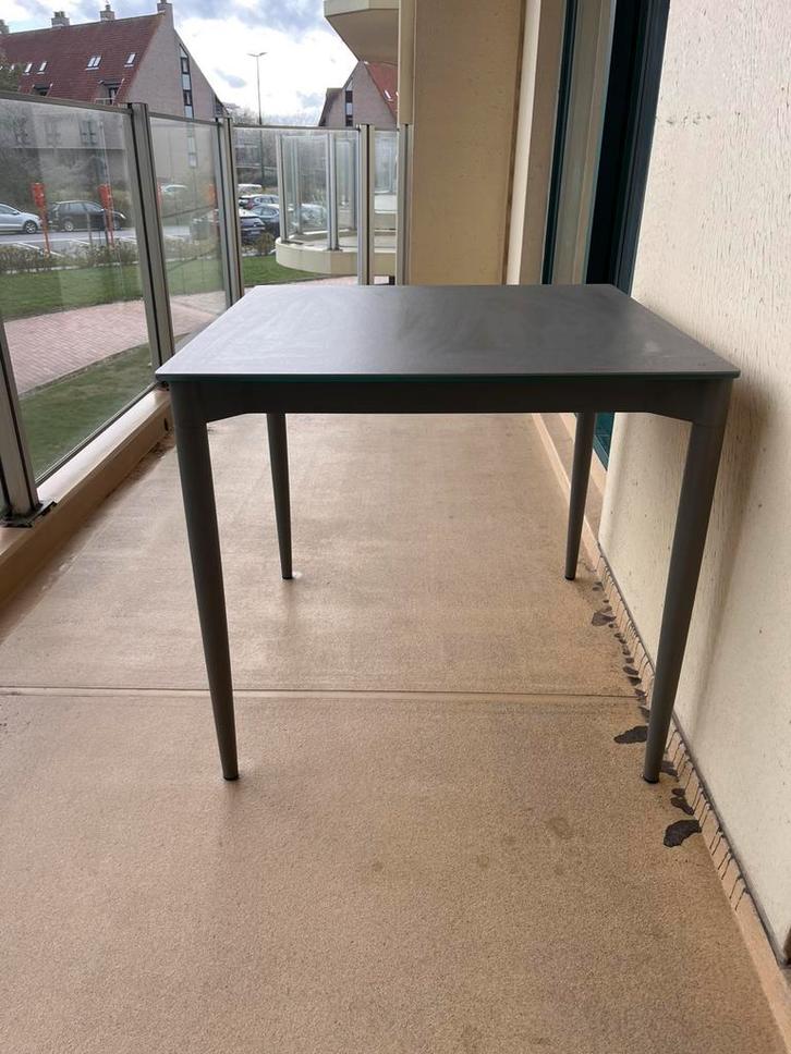 Bistrotafel Joli 70x70cm keramiek Sahara, Huis en Inrichting, Tafels | Statafels, Zo goed als nieuw, Ophalen