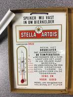 Stella Artois Thermometer, Collections, Marques de bière, Panneau, Plaque ou Plaquette publicitaire, Comme neuf, Stella Artois
