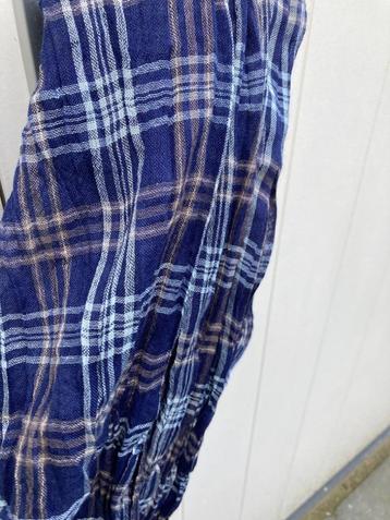 SJAAL GERUIT BLAUW GROOT 200X60 CM NIEUW beschikbaar voor biedingen