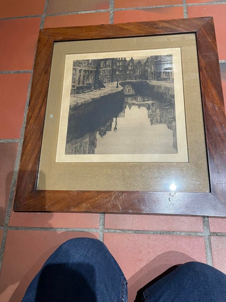 Ancien cadre 51/54, Maison & Meubles, Accessoires pour la Maison | Cadres, Enlèvement ou Envoi, Comme neuf