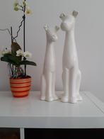 Chien couple "Rosko" NEUF en céramique - blanc, Ophalen, Nieuw