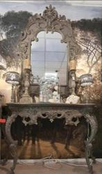 Prachtige Baroque rococo console met spiegel.

Deze console, Enlèvement