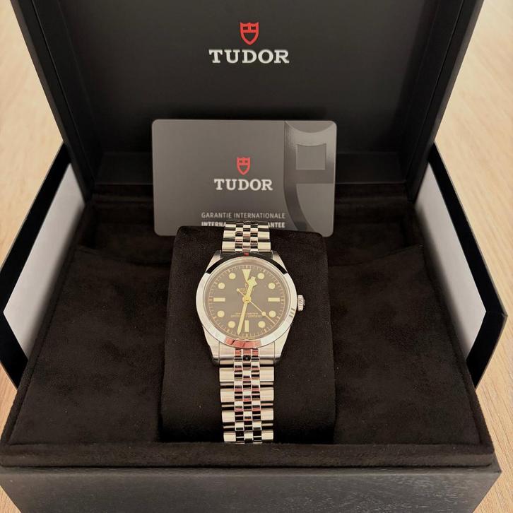 Tudor Black Bay - Full Set, Handtassen en Accessoires, Horloges | Heren, Zo goed als nieuw, Polshorloge, Overige merken, Staal