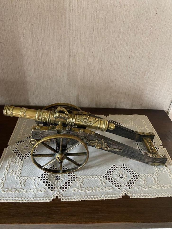 Kanon van het type Napoleon 62cm, Antiquités & Art, Antiquités | Horloges, Enlèvement ou Envoi