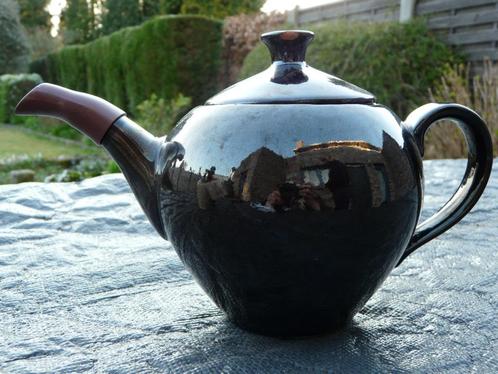 Vintage theepot, geglazuurd aardewerk, Antiek en Kunst, Antiek | Keramiek en Aardewerk, Ophalen